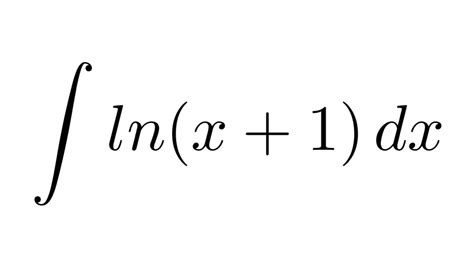 integral of ln x+1